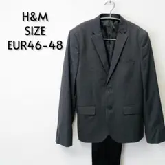 H&M SLIM FIT スーツセットアップ グレー EUR46/48【682】のサムネイル