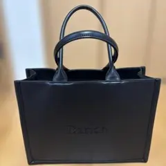 Darich ダーリッチ レザー ロゴトートバッグ ブラック 黒 美品のサムネイル