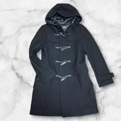 アーバンリサーチドアーズ　Ｆ　ダッフルコート　黒　フード付き　トグルボタン