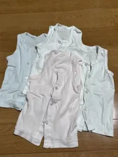 ベビー肌着 タンクトップ 80サイズ 4枚セット