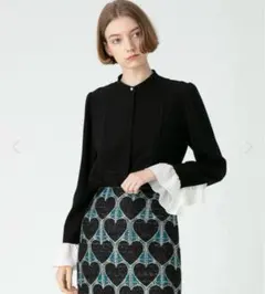 LOULOU WILLOUGHBY】　アルアバイル　フリルスタンドブラウスのサムネイル