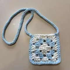 ハンドメイド バッグ 鍵あみ Tシャツヤーン