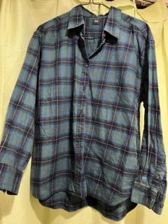 UNIQLO コットンチェックシャツ Mサイズ