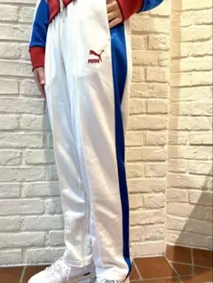 PUMA × Ray BEAMSトラックパンツ ホワイト ブルーのサムネイル