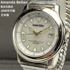 【ソーラー】 Amanda Bellan アマンダベラン 10気圧防水 稼働品のサムネイル