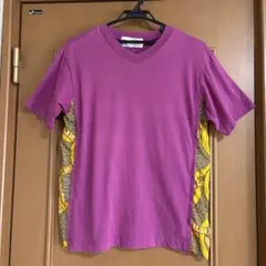 COMME des GARCONS SHIRT パープルバティック切替Tシャツのサムネイル