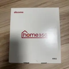 docomo 5Gルーター HR02 ブラック