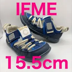 15.5cm IFME サンダル ネイビー クリーニング済みのサムネイル