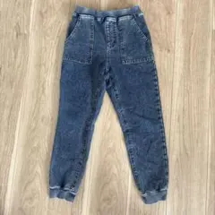 GU⭐︎ インディゴカットソージョガーパンツ140