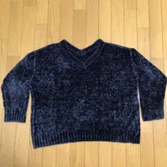 AZUL by moussy Ｖネック ニット セーター 長袖トップス