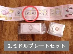 シルバニアファミリー ギフト食器コレクション 2ミドルプレートセット