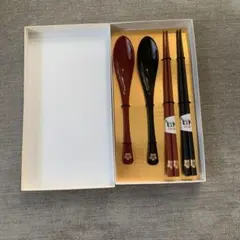 輪島塗本舗 うるし屋 箸 スプーン セットのサムネイル