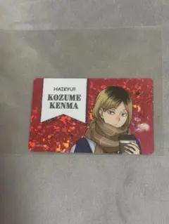 ハイキュー コスモワールド ホログラムカード 孤爪研磨