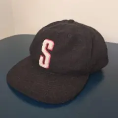 k*6様 Stussy　ステューシー S刺繍 キャップ 黒