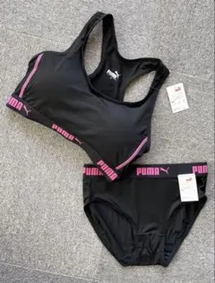 【PUMA】スポーツブラ ショーツ セット　Mサイズ［pin2］