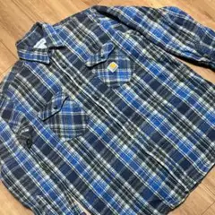 【好配色❗️希少L】carhartt 胸ポケット付き ヘビー ネルシャツ