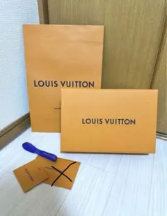 ルイヴィトン ショッパー 空箱 カード リボン