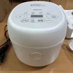 ［美品］山善 マイコンジャー炊飯器 YJR-DM051 ホワイトのサムネイル