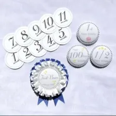 【月齢ロゼット】JustBorn～１stBirthdayまで毎月使える♡