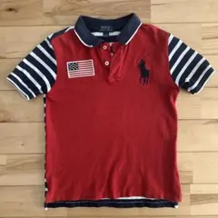 Polo Ralph Lauren ポロシャツ ボーダー　（赤/青/白）