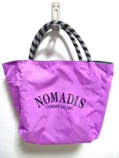 美品！NOMADIS トートバッグ パープルのサムネイル