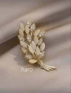 ブローチ リーフ 入学式 卒業式