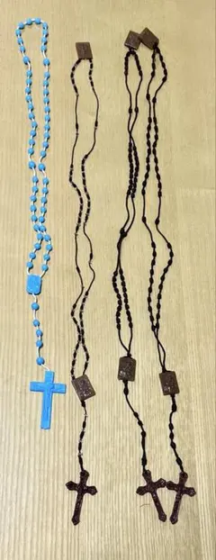 フィリピンロザリオ ネックレス 4点セット まとめ売り