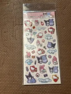 サンリオ　ラメ入り樹脂もりシール　ぷっくりシール　ボンボンドロップシール　シール