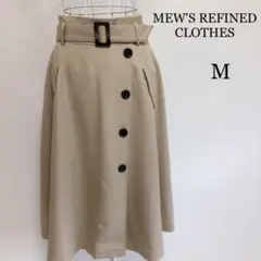 MEW'S REFINED CLOTHES ウォッシャブルトレンチフレアスカートのサムネイル