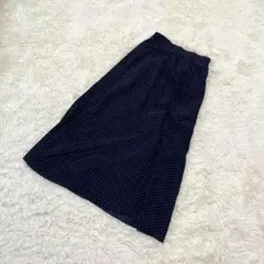 chocol raffine ドット　水玉　ロング　フレア　スカート　シンプル