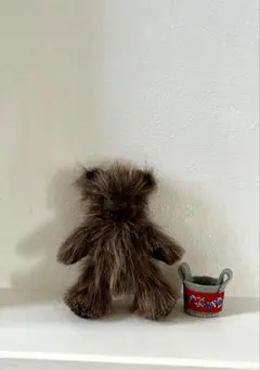 シャギーモヘア クマ ぬいぐるみ (ミックスブラウン) アーティストベア