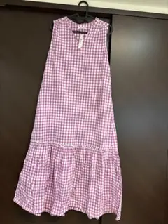 GLOBAL WORK ギンガムチェックワンピース