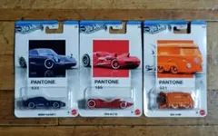 ホットウィール　パントーンアソート　サンセットレース　3台