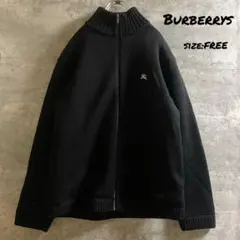 Burberrys BLUE LABEL ニット ブルゾン 裏地 ノバチェック柄