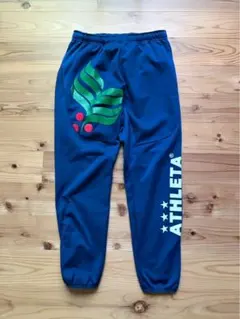 ATHLETA ネイビー ジャージ 裏起毛 パンツ