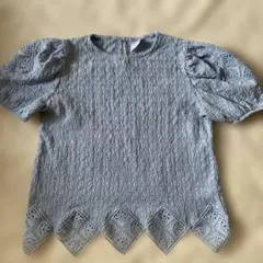 ZARA 半袖シャツ 11-12歳 ライトブルー