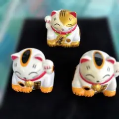 招き猫 置物 3体セット