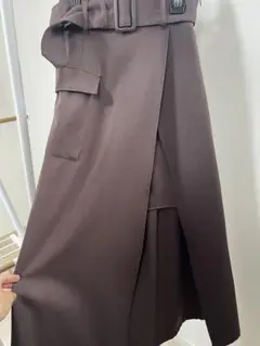 モカ スカート ベルト付き