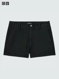 ユニクロ　デニムショートパンツ　ブラック