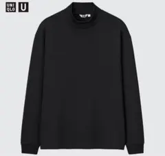 UNIQLO Uモックネックプルオーバー　長袖ブラックS