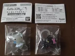 ハローキティ めじるしアクセサリー 　天使　小悪魔　2個セット　ガチャ