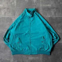 90s Eddie Bauer スイングトップ 無地 青 XXL A607