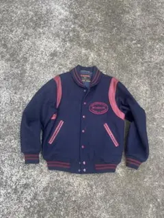 M'GREGOR スタジャン L ネイビー/レッド　80s