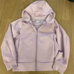 ユニクロ　ドライスウェットパーカー　140 ピンク　パープル