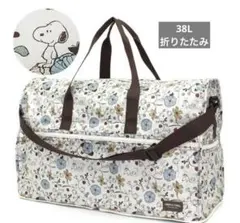 スヌーピ可愛いボストンバッグ旅行バッグ、折りたたみ（花）のサムネイル