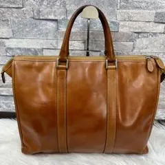 DEUX MONCX レザービジネスバッグ ブリーフケース オールレザーバック