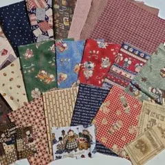 マギーエンジェル　カントリーカットクロスハギレセット　リトルカントリー　ルシアン