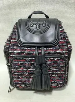 Tory Burch　ツイード・レザー バックパック