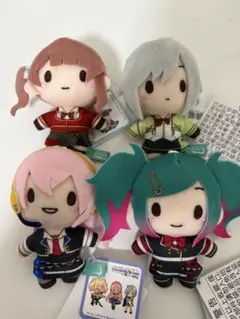 プロセカ　ビビバス　ふわぷち　マスコット　ぬいぐるみ　4種セット✖️2 プロセカ ふわぷちマスコット ビビバス 4種 こはね 杏 彰人 冬弥