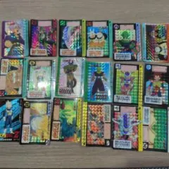 【訳あり品】　ドラゴンボール　カードダス　まとめ売り　１８枚セット　ジャンク品